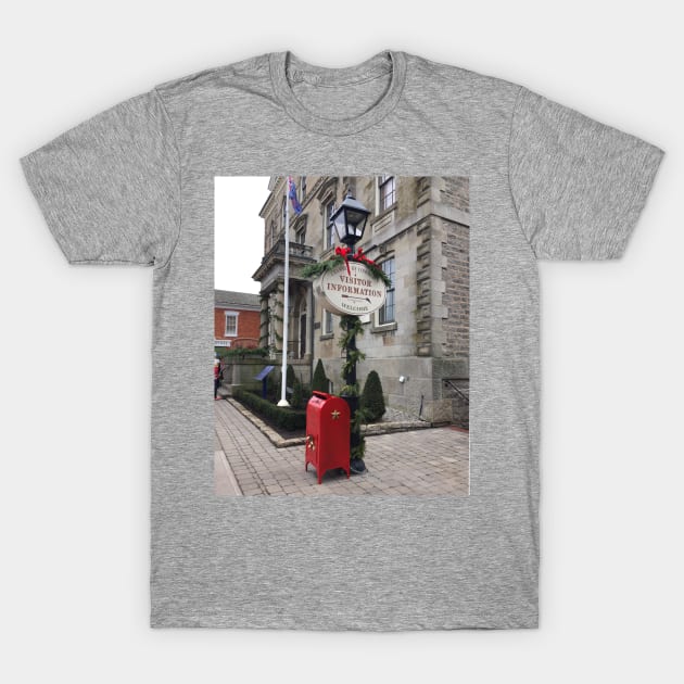 Niagara-on-the-Lake Visitor Information Chamber of Commerce at Christmas T-Shirt by JossSperdutoArt